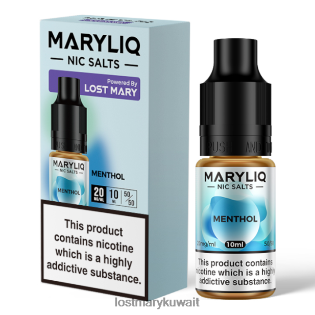 لوست ماري ماريليك أملاح نيك - 10 مل - Lost Mary Vape Flavors المنثول 6N448P223