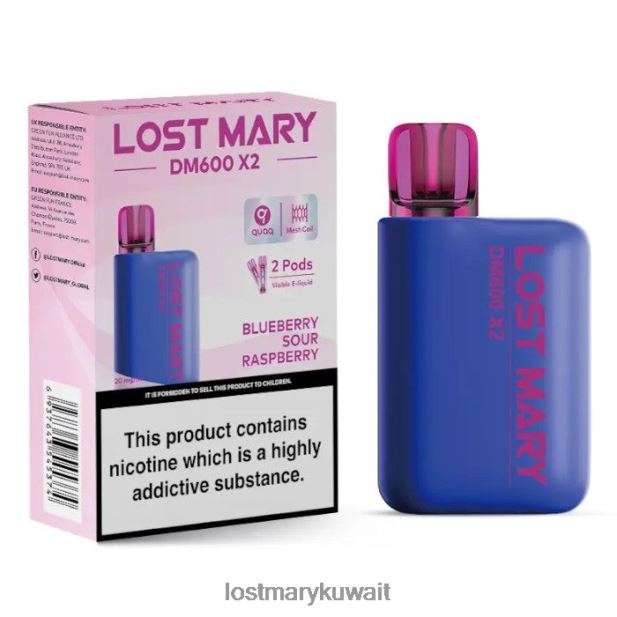 لوست ماري DM600 X2 vape القابل للتصرف - Lost Mary Kuwait التوت الحامض 6N448P202