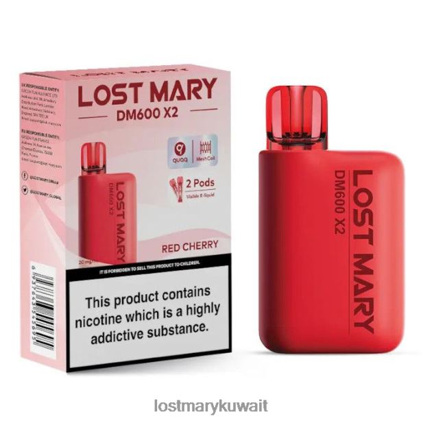 لوست ماري DM600 X2 vape القابل للتصرف - Lost Mary Online Store الكرز الأحمر 6N448P198