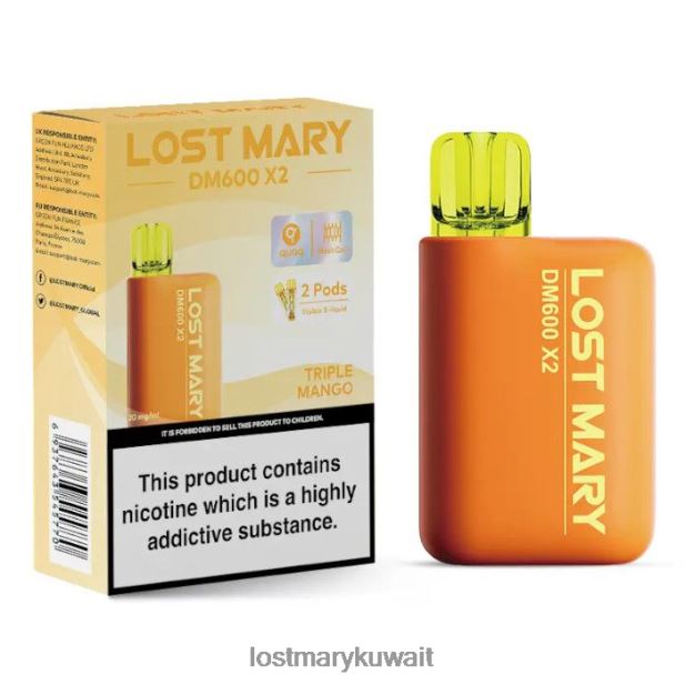 لوست ماري DM600 X2 vape القابل للتصرف - Lost Mary Price مانجو ثلاثية 6N448P199