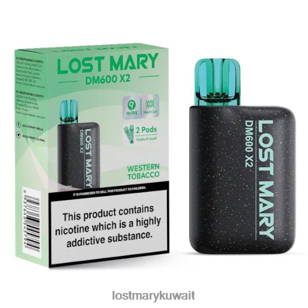 لوست ماري DM600 X2 vape القابل للتصرف - Lost Mary Vape التبغ الغربي 6N448P201