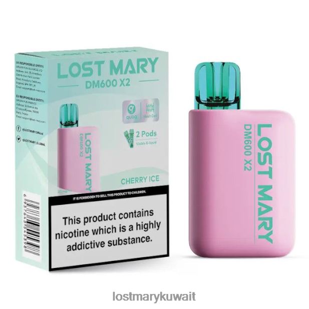 لوست ماري DM600 X2 vape القابل للتصرف - Lost Mary Vape Flavors جليد الكرز 6N448P203