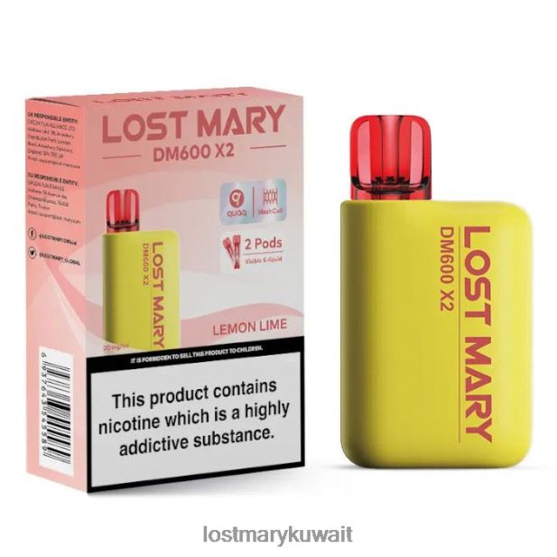 لوست ماري DM600 X2 vape القابل للتصرف - Lost Mary Vape Price ليمون حامض 6N448P194