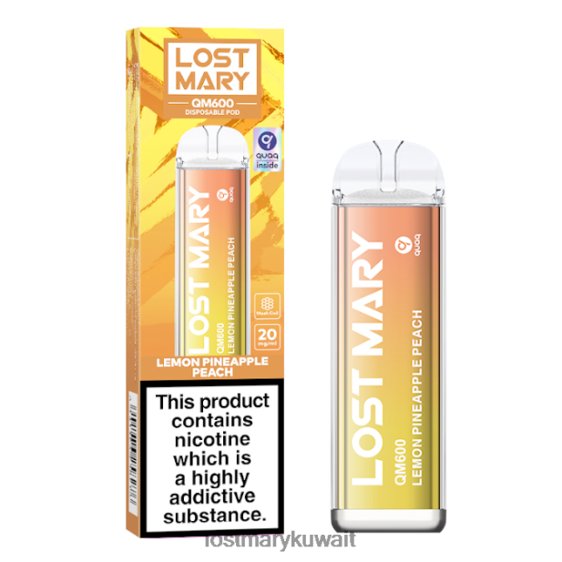 فقدت ماري qm600 vape القابل للتصرف - Lost Mary Vape Flavors ليمون أناناس خوخ 6N448P163